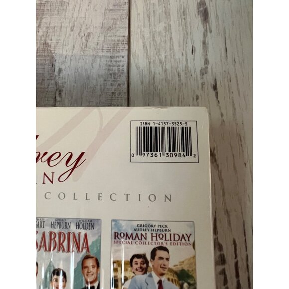 Audrey Hepburn DVD Collection Breakfast At Tiffany's Sabrina NEW Sealed Box Set - Picture 3 of 4